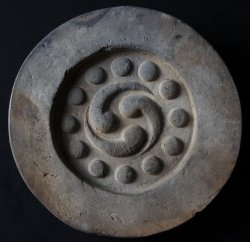 Buddhist temple tile 1800