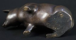 Buta pig bronze 1900
