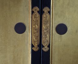 Butsudan altar wood doors 1880