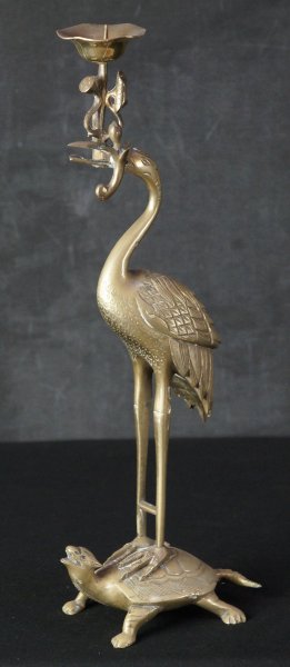 Butsudan candle stand1950B