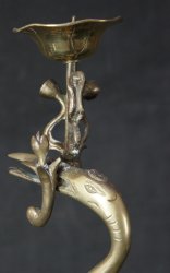 Butsudan candle stand1950B