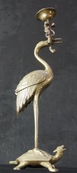Butsudan candle stand1950B