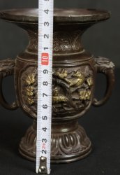 Butsudan bronze vase 1950