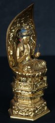 Butsudan wood Buddha 1970 s