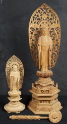 Butsudan wood Buddha 1970