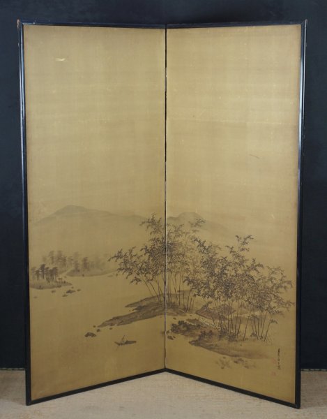 Byobu Zen gold leaf 1900