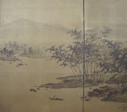 Byobu Zen gold leaf 1900