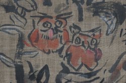 Canvas night owls caricature 1930