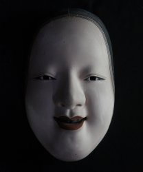 Ceramic Noh mask 1950