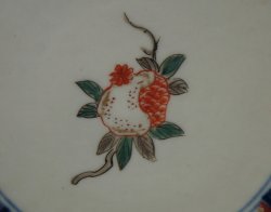 Ceramic plate Imari 1800s