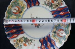 Ceramic plate Imari 1800s