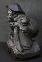 Daikoku god 1900 Keyaki