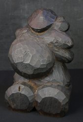 Daikoku god 1900 Keyaki