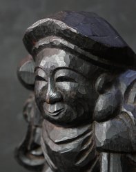 Daikoku god 1900 Keyaki