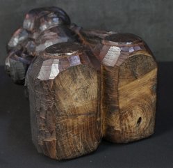 Daikoku god 1900 Keyaki