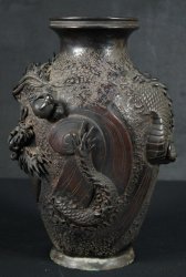 Dragon Meiji bronze 1880