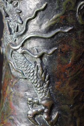 Kabin bronze dragon 1800s