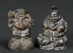 Ebisu Daikoku bronze 1900