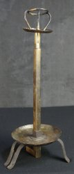 Edo bronze candle 1800