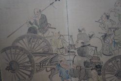 Edo city Byobu 1890