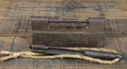 Edo lock iron 1800 craft D