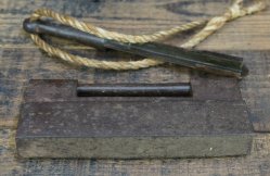 Edo lock iron 1800 craft D