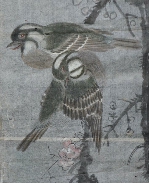 Edo Sumi-e birds 1800