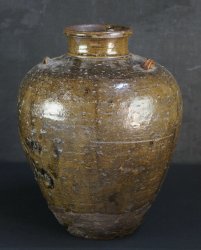 Edo tea leaf Tsubo 1800