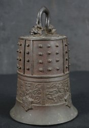 Fine bronze Buddhist bell 1890