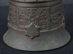 Fine bronze Buddhist bell 1890