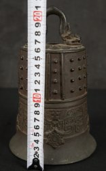 Fine bronze Buddhist bell 1890