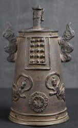 Fine Buddhist bronze Tegno bell 1800