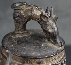 Fine Buddhist bronze Tegno bell 1800