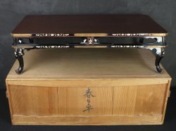 Fine lacquer stand Nurimono 1900