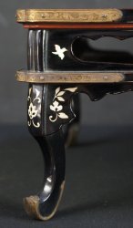Fine lacquer stand Nurimono 1900