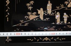 Fine Obon tray 1900 moon