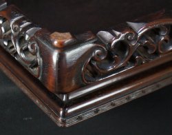 Fine Shitan hard wood stand 1900