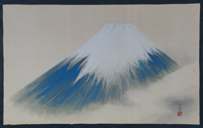 Fuji watercolor art 1970