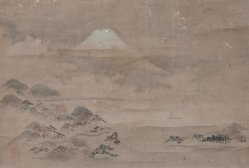 Fuji-Yama landscape 1700s