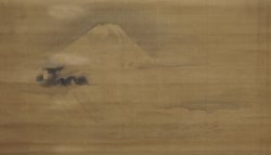 Fuji zen art ink paiting 1800