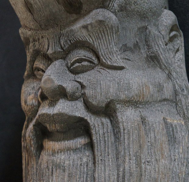 Fukurokuju bamboo carving 1900