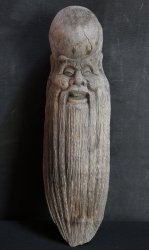 Fukurokuju bamboo carving 1900