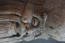 Fukurokuju bamboo carving 1900