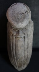 Fukurokuju bamboo carving 1900