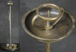 Full bronze antique Shokudai 1800