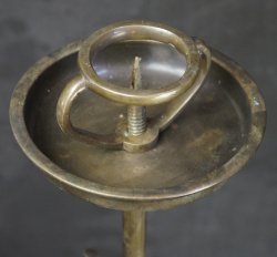 Full bronze antique Shokudai 1800