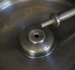 Full bronze antique Shokudai 1800