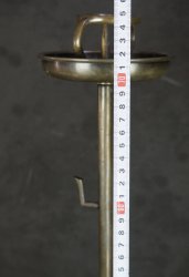 Full bronze antique Shokudai 1800