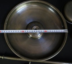 Full bronze antique Shokudai 1800