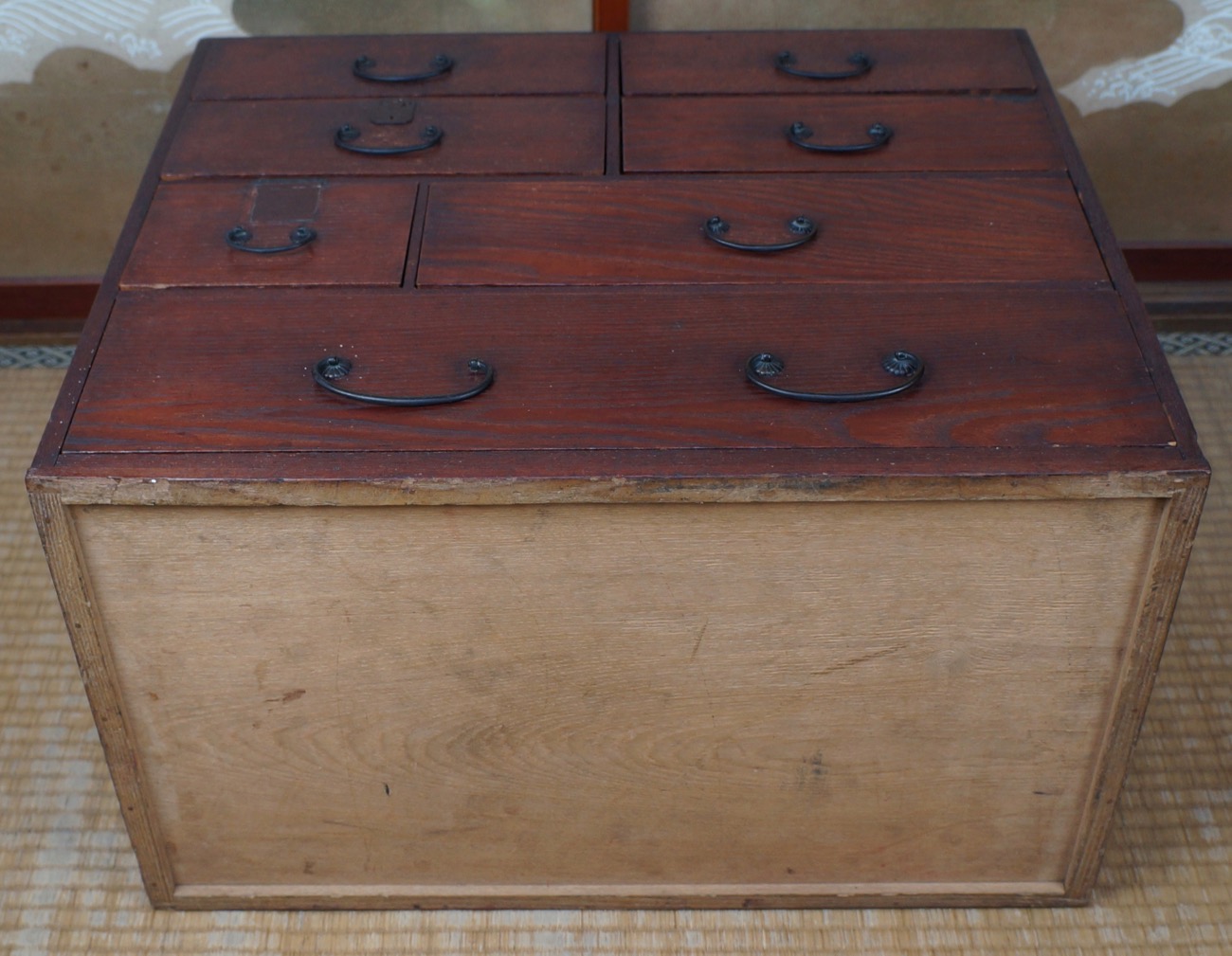 Antique Tansu Japanese lacquered furniture 1830 Edo period Japan eBay